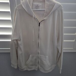Sonoma Cream Faux Fur Hoodie